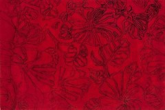 Vlněný koberec Savanna RED, 140 x 200 cm