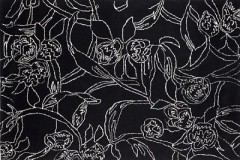 Vlněný koberec Savanna BLACK, 140 x 200 cm